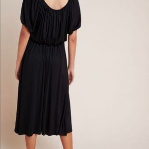 Perfect black midi day dress!